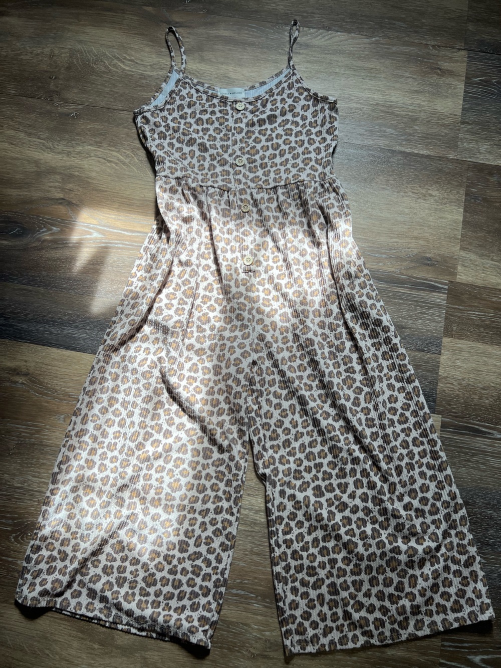Leopard Print Romper Jumpsuit
